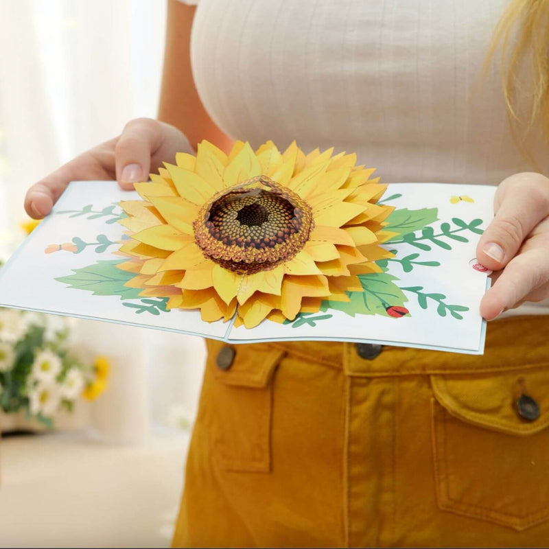 Unipop Sunflower pop up card