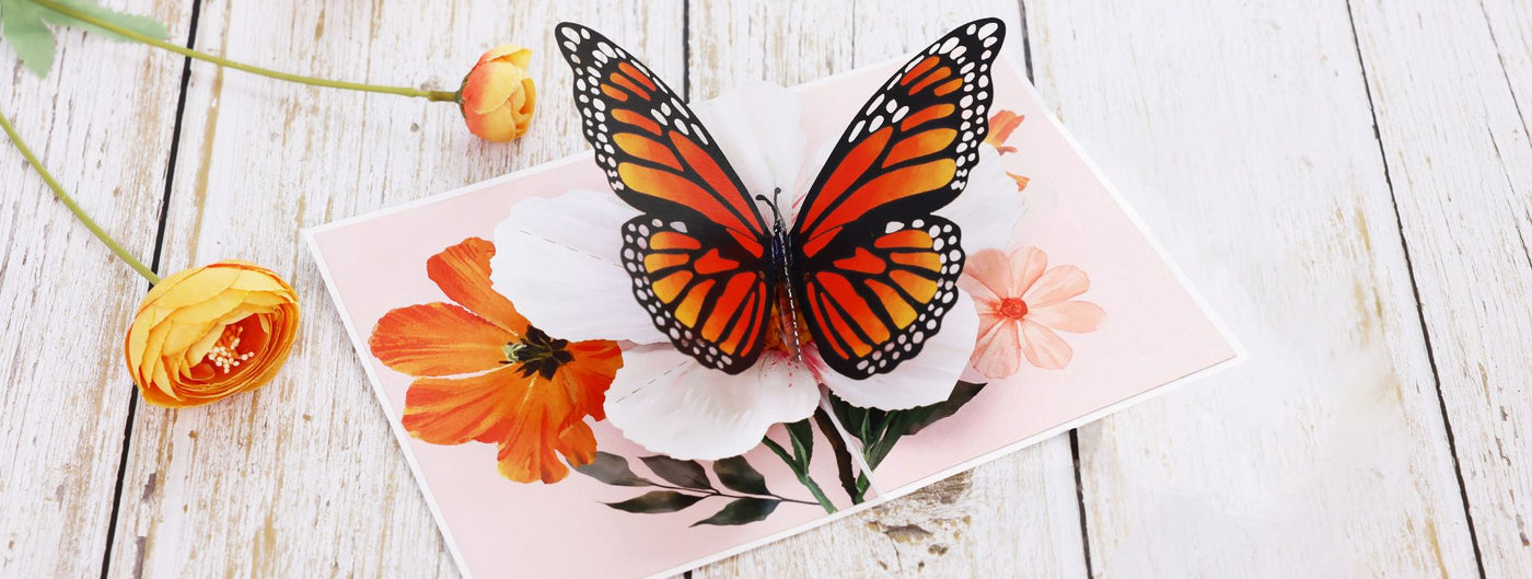 Butterfly Birthday Pop Up Card