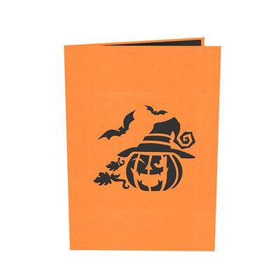 Halloween Pumpkin Pop-up card – Free Download Template