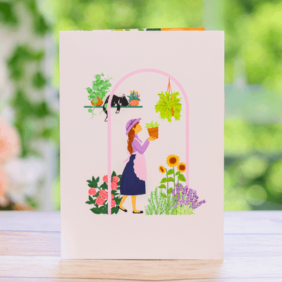 Home Garden Pop Up Card