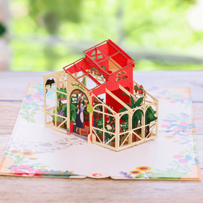 Home Garden Pop Up Card