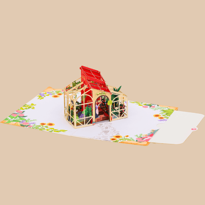 Home Garden Pop Up Card