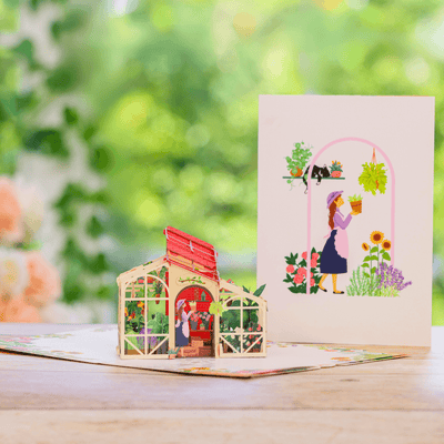 Home Garden Pop Up Card