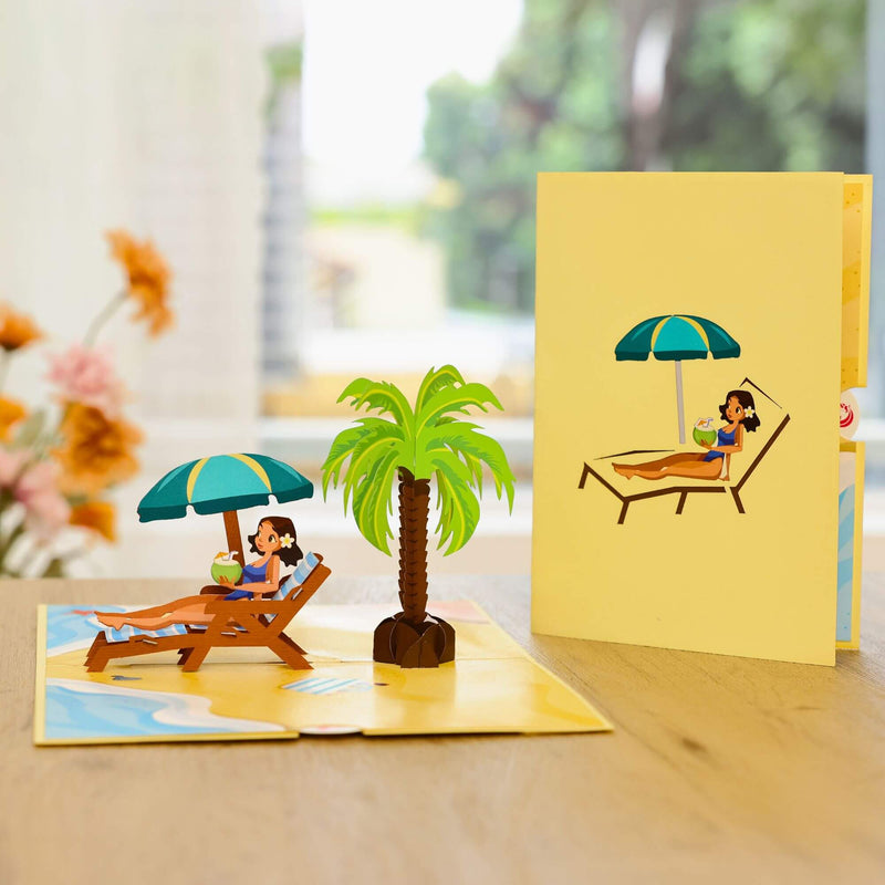 Relaxing Day Pop Up Card