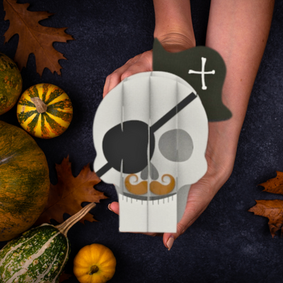 TEMPLATE – Halloween Skull Pop Up Decoration