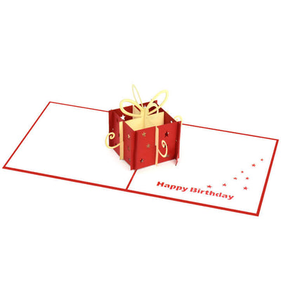 Birthday Box Pop-Up Card – Free SVG Template Download