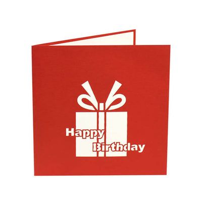 Birthday Box Pop-Up Card – Free SVG Template Download