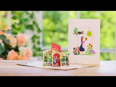 Home Garden Pop Up Card