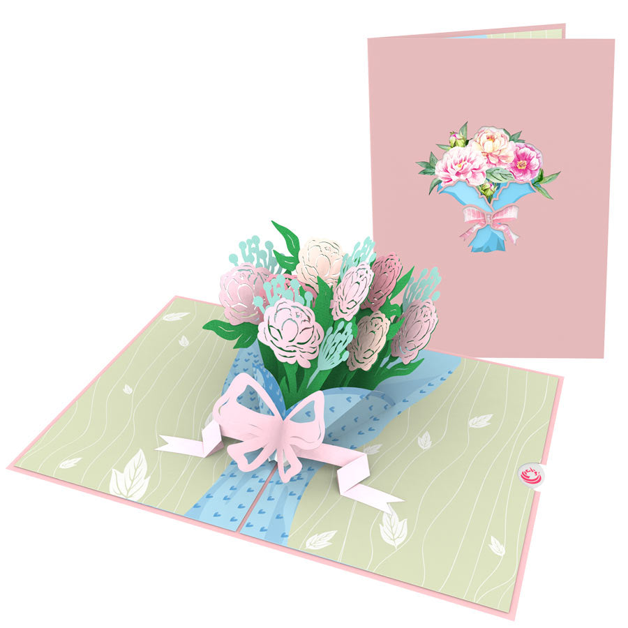 Flower Bouquet Pop Up Card | Unipop™ Cards - Pop Up Greeting Cards