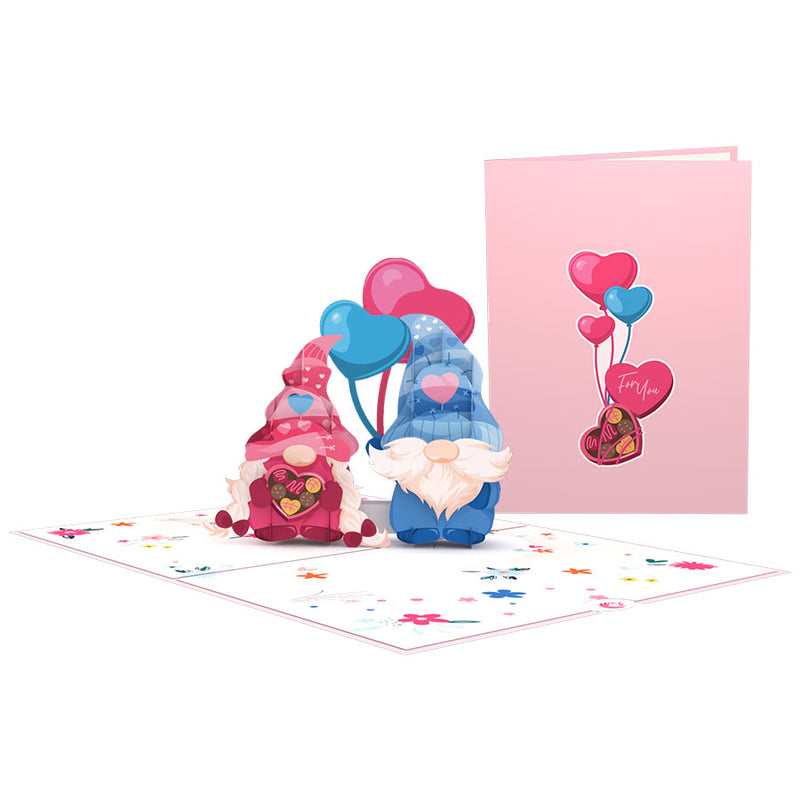 Unipop Love Gnome Pop up card