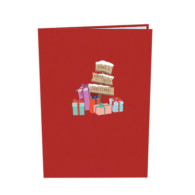 Snowman Christmas pop up card