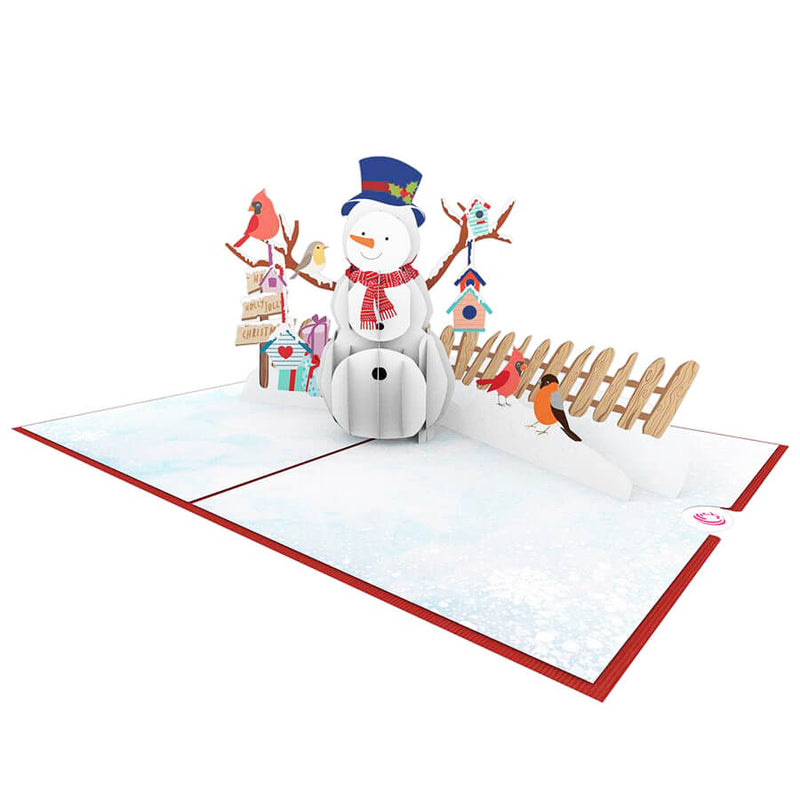 Snowman Christmas pop up card