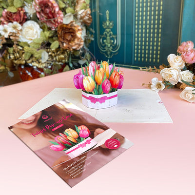 Tulips Pop Up Card Craft Kit