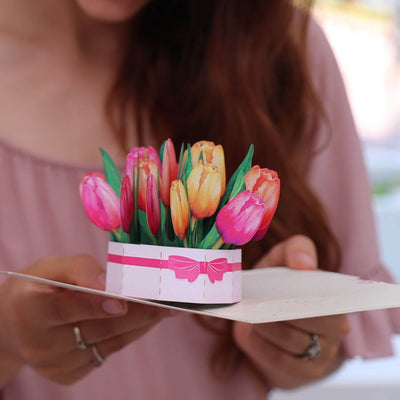 Unipop Tulips pop up card
