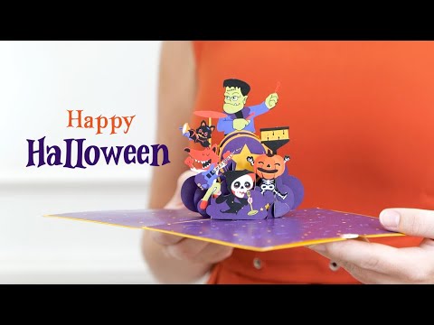 Halloween Band Pop Up Card