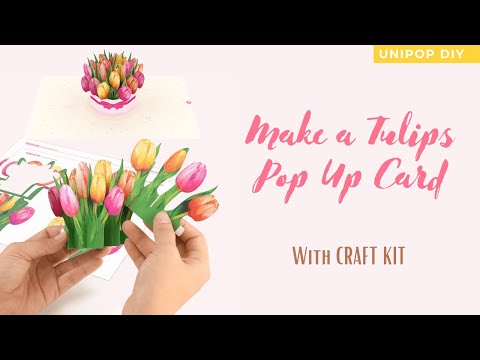Tulips Pop Up Card Making Kit
